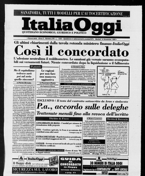 Italia oggi : quotidiano di economia finanza e politica